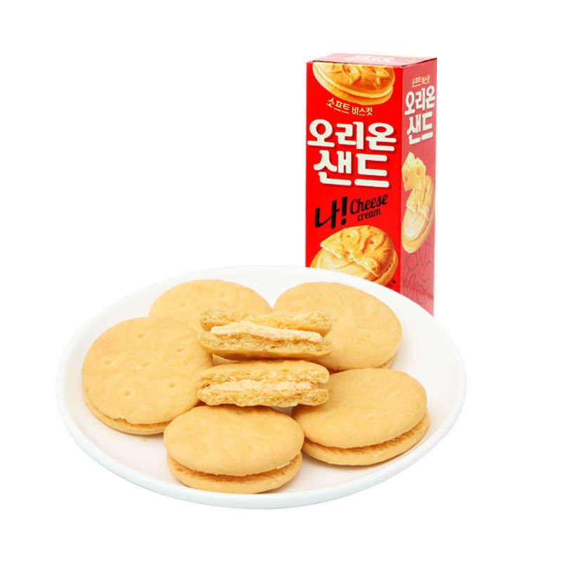 芝士奶酪夹心na饼干58g好吃的网红饼干休闲零食 奶酪夹心饼干58g