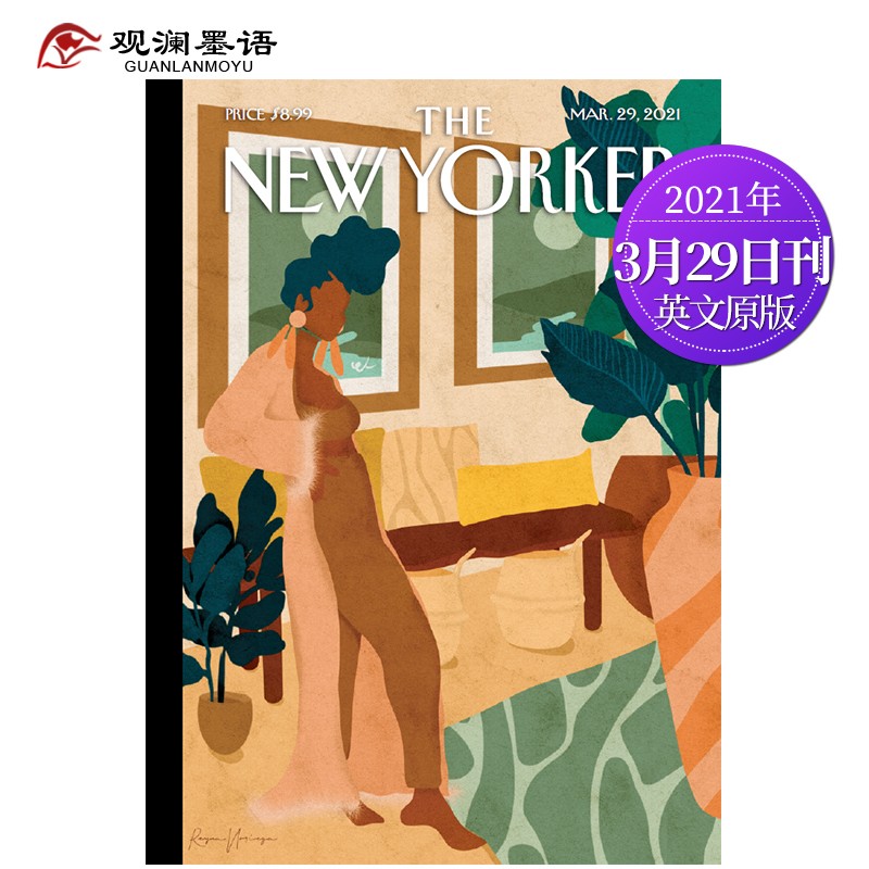 The New Yorker纽约客 美国文学文摘人文杂志知识文艺诗歌电影评论文化生活杂志 2021年3月29日