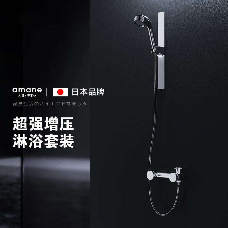 加压高压手持过滤除氯大出水全套装 02-s套装(花洒 磁吸支架 软管)