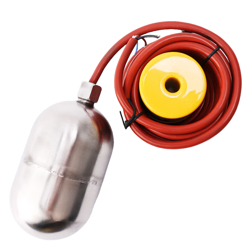 伊萊科（ELECALL）不銹鋼浮球開關(guān)電纜式硅膠線液位控制器耐高溫抗腐蝕水位調(diào)節(jié)浮子 線長5米