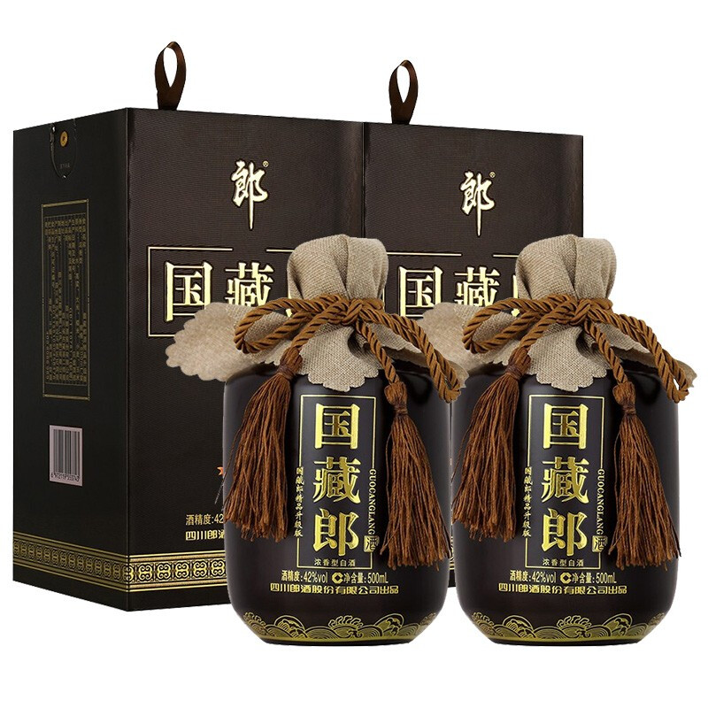 郎酒 国藏郎42度 浓香型白酒 国藏郎精品 礼盒酒喜酒粮 42度 500ml 2