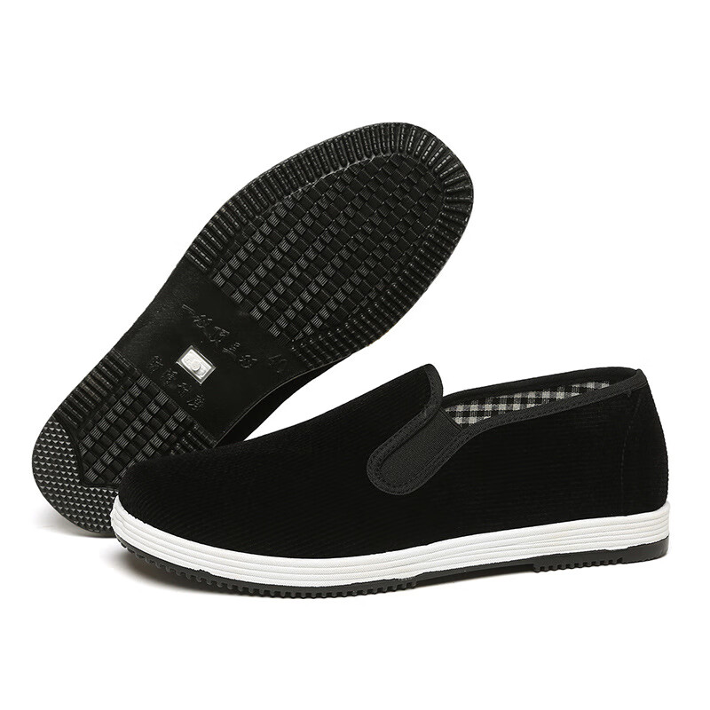 春秋季老北京布鞋中老年男士休闲鞋软底爸爸鞋 901相巾 33