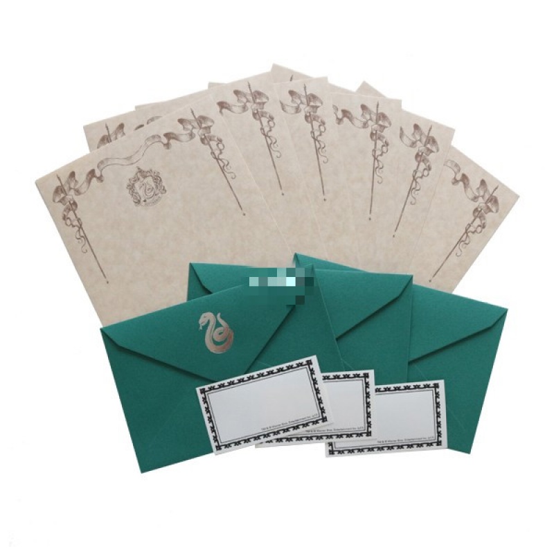 哈利波特魔法学校 羊皮纸信纸复 斯莱特林