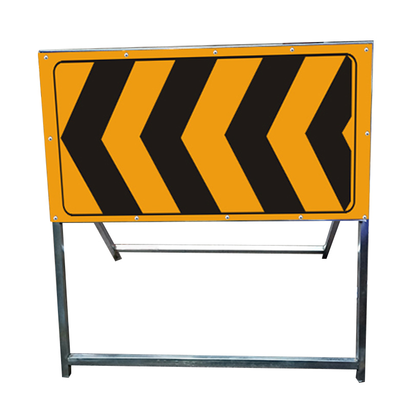 百士安 道路施工牌安全警示标志牌子 企业定制 移动施工架 100*100*40