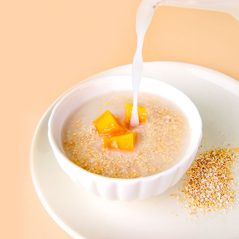 食芳溢无蔗糖高纤燕麦麸皮营养早餐冲饮即食谷物懒人健身代餐燕麦片