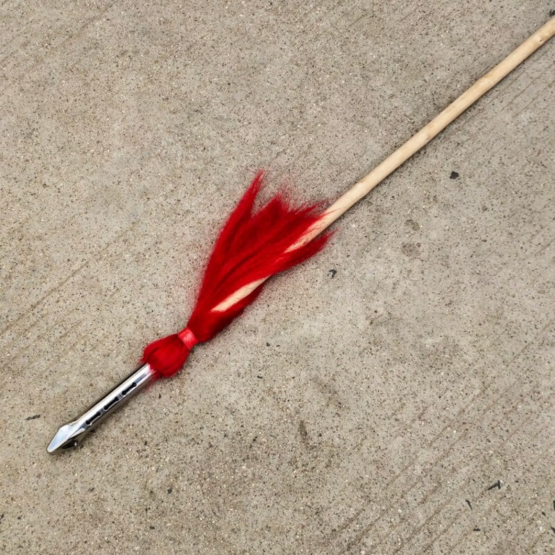 武术红缨枪竞赛枪表演枪训练枪白蜡杆武术枪成人儿童比赛枪 黄皮白蜡
