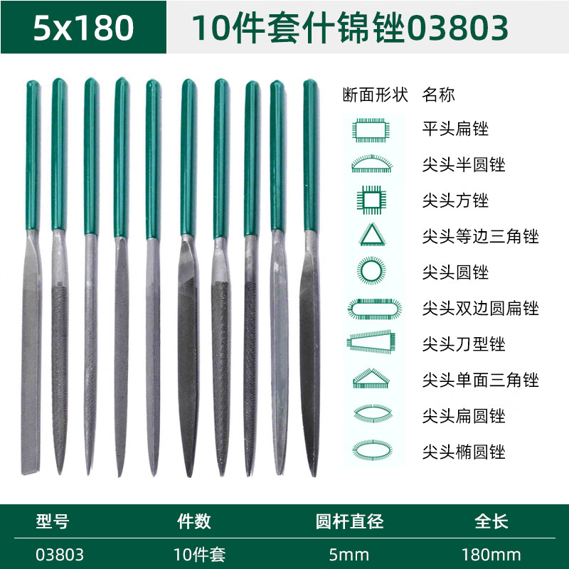 世达锉刀钳工锉平锉半圆锉扁锉粗齿中齿细齿锉刀钢锉金属打磨工具 10