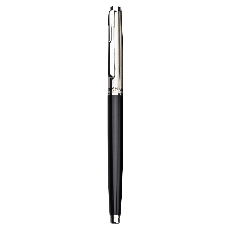 英雄（HERO）钢笔经典007 黑色暗尖铱金钢笔墨水笔单支装 F尖 5.87元