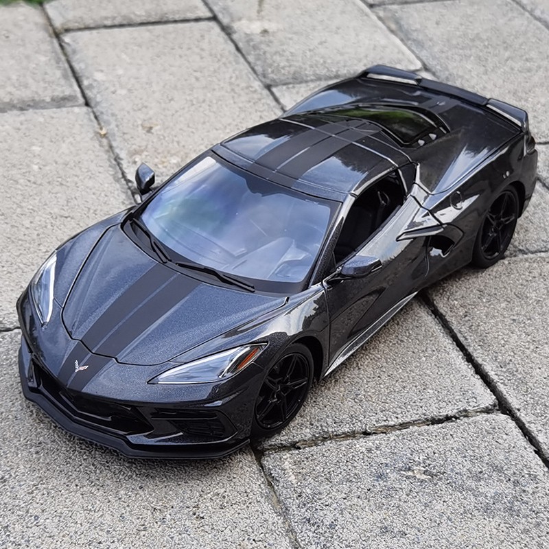 克尔维特2020 stingray coupe c8跑车合金汽车模型 收藏摆放 克尔维特