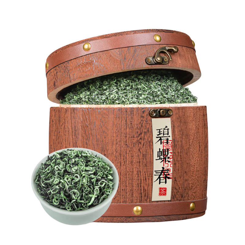 福茗源茶葉綠茶 碧螺春 花果香明前2025新茶葉禮盒送人250g茶葉自己喝