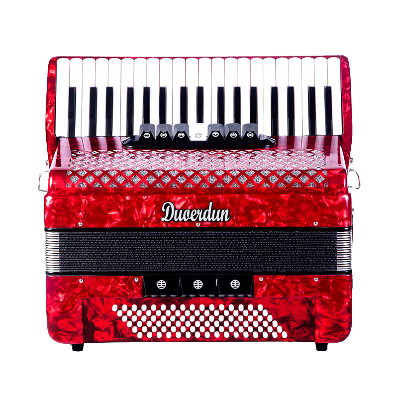 多爾頓德國進(jìn)口音簧手風(fēng)琴48.60.96.120貝司兒童成人初學(xué)專業(yè)演奏考級琴 96貝司紅色+加厚雙肩包
