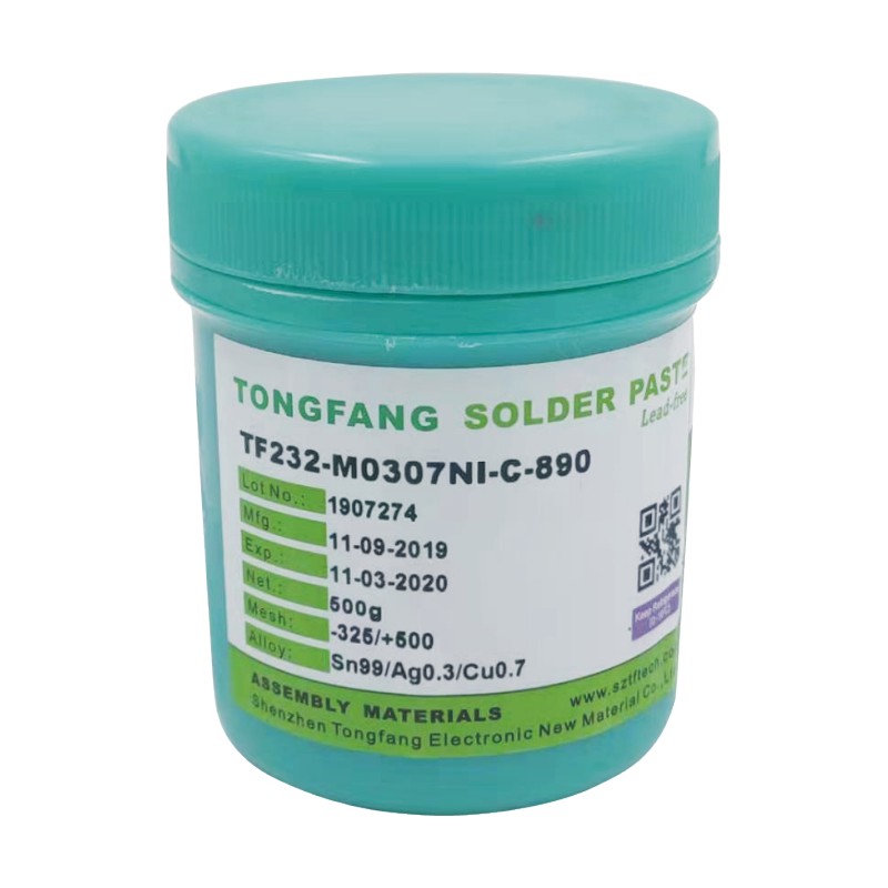 3银锡膏smt贴片免洗锡浆pcb板焊锡膏 tf232m0307nic890 500g