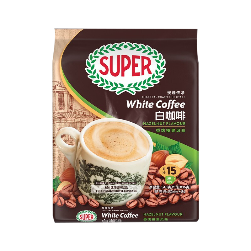 超级（SUPER）咖啡原味榛果炭烧白咖啡：高品质，亲民价|查咖啡价格历史