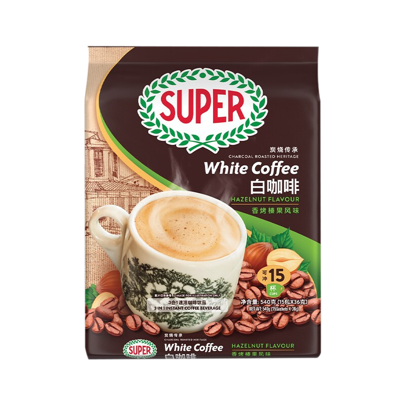 超级（SUPER）咖啡原味榛果炭烧白咖啡：高品质，亲民价|查咖啡奶茶价格历史