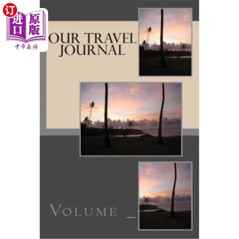 海外直订our travel journal: sunset cover 我们的旅行杂志:日落封面