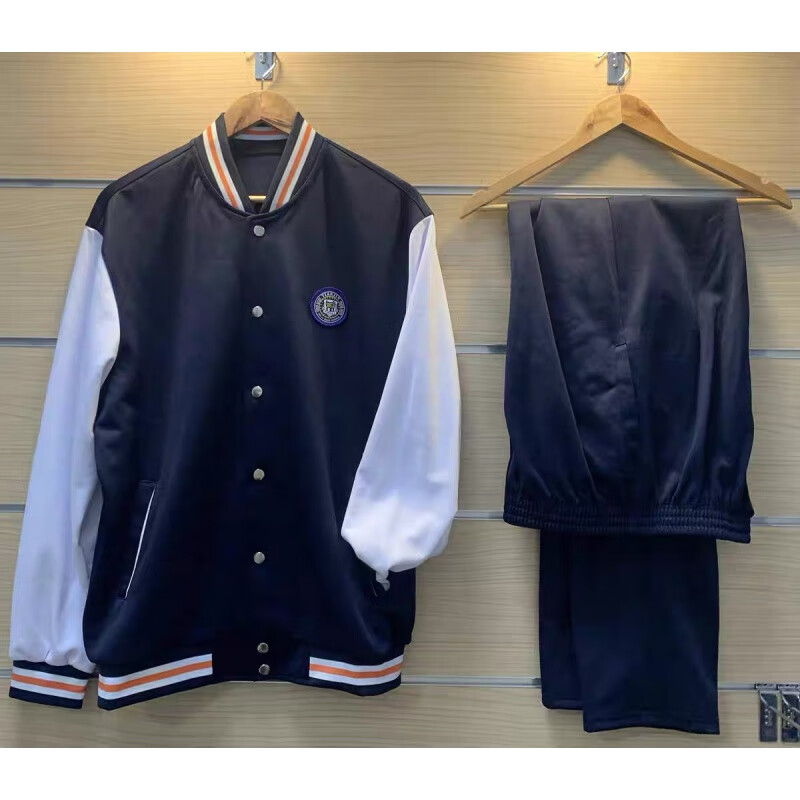 氧家天津市河北区第十四中学秋季校服套装 单件也可以订购 加绒裤子
