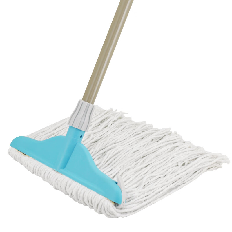 益美得益美得 wyq0333 铁杆长柄夹固式棉线拖把拧水地拖布 颜色随机