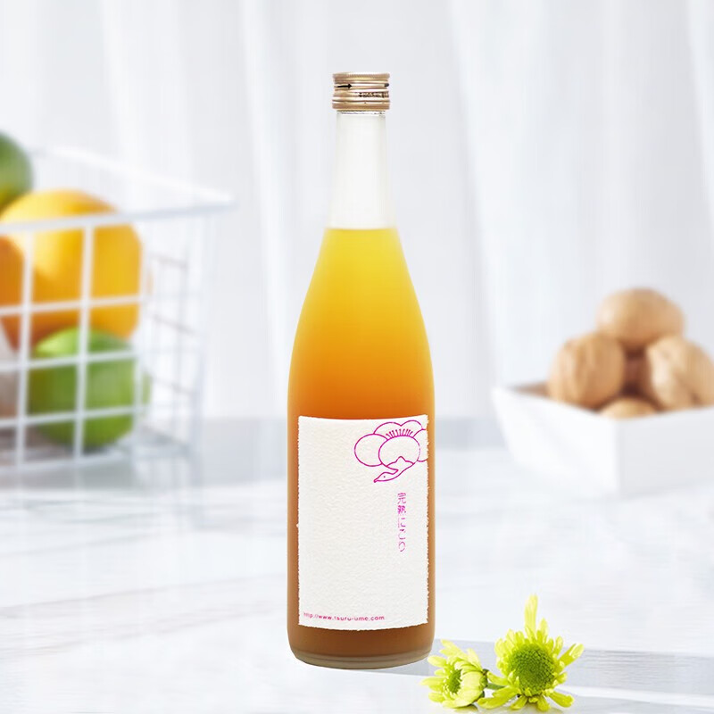 tsuru-ume鹤梅完熟果肉梅酒 柚子酒 日本进口 果酒梅酒 720ML 鹤梅完熟果肉梅酒720ml