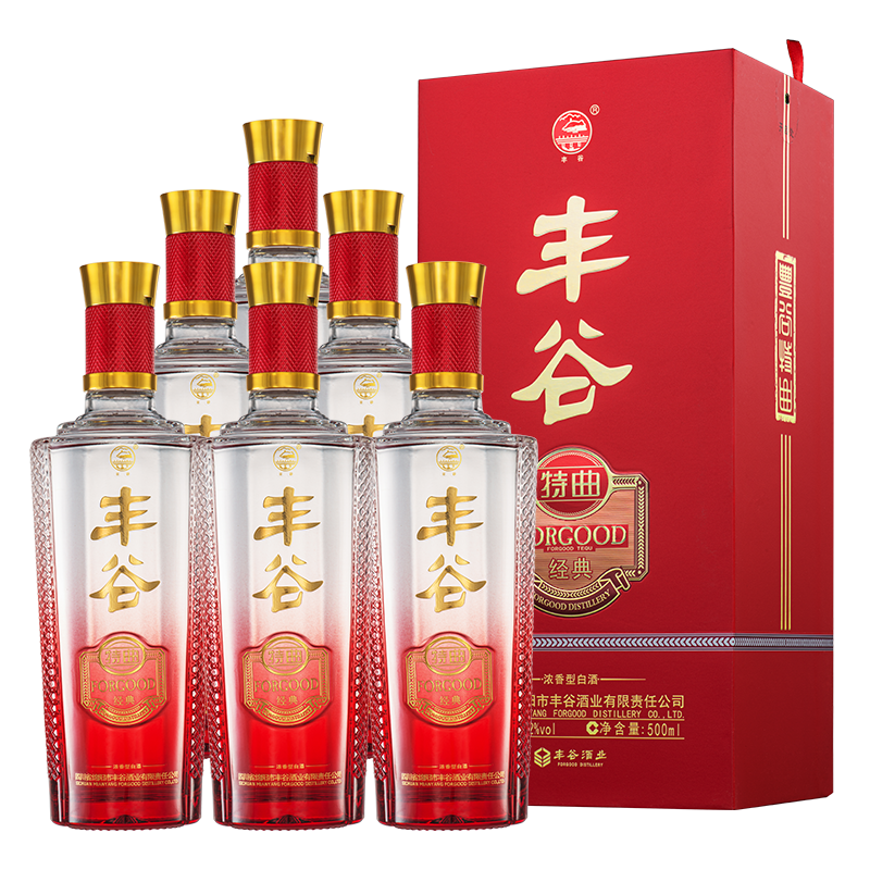 丰谷特曲经典浓香型白酒价格走势及好评推荐|白酒低价历史查询