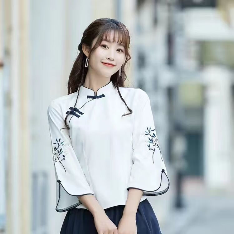 向晓西高中生毕业民国风学生班服套装中国风民国风改良汉服中国风毕业