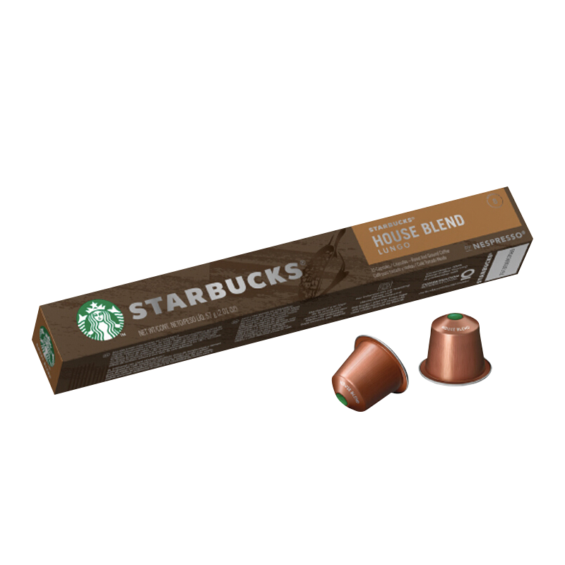 星巴克(Starbucks)瑞士原装进口 胶囊咖啡 特选综合美式(大杯)10粒装 中度烘焙(Nespresso胶囊咖啡机适用)100013471150