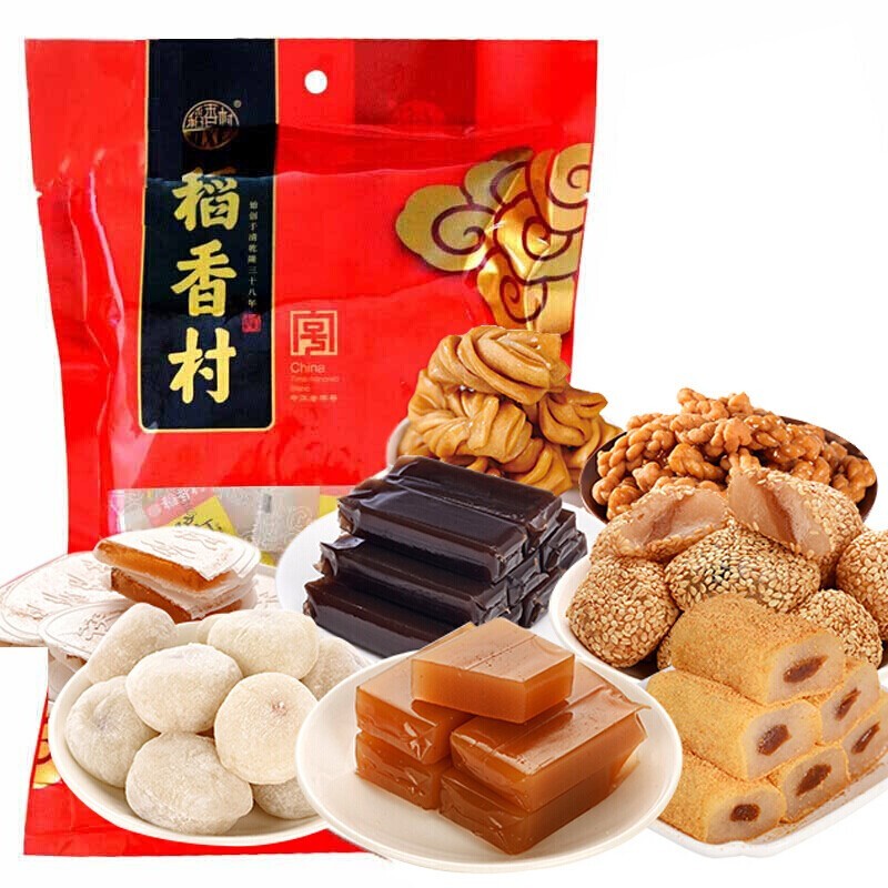 稻香村(daoxiangcun)中华老字号麻团驴打滚冰糖葫芦北京特产休闲食品