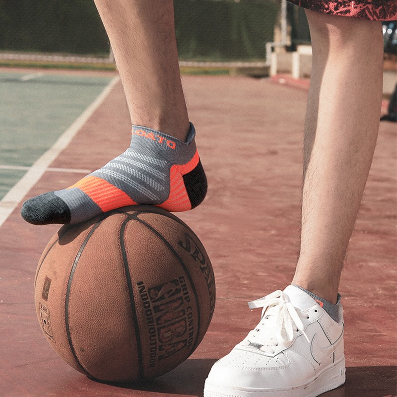 本曲袜子男士短袜潮运动纯棉防臭短筒跑步青少年学生春秋季祙子 运动系列-A1混色5双装 均码