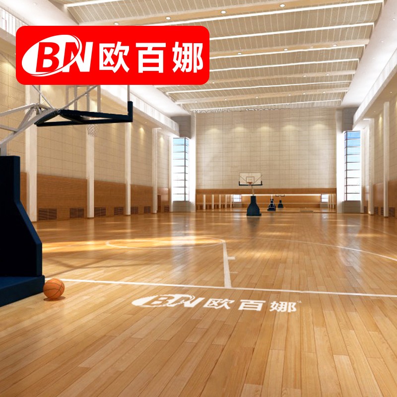 风雨操场木地板_木格子地板_水谷行也木风雨