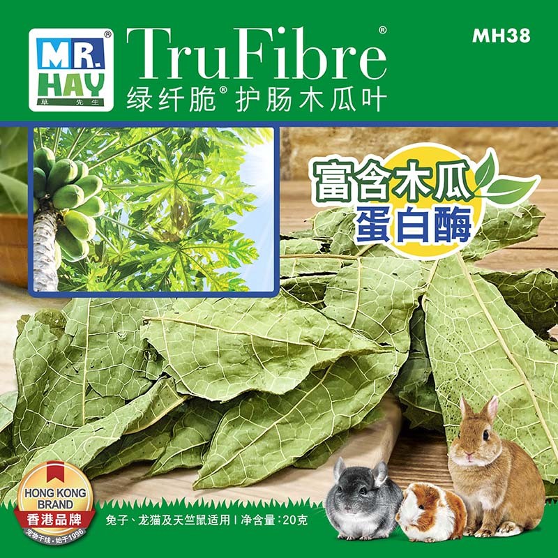 草先生（MR.HAY）木瓜茎叶健肠草苜蓿草砖磨牙草饼草条兔子龙猫荷兰猪磨牙零食用品 MH38木瓜叶使用感如何?