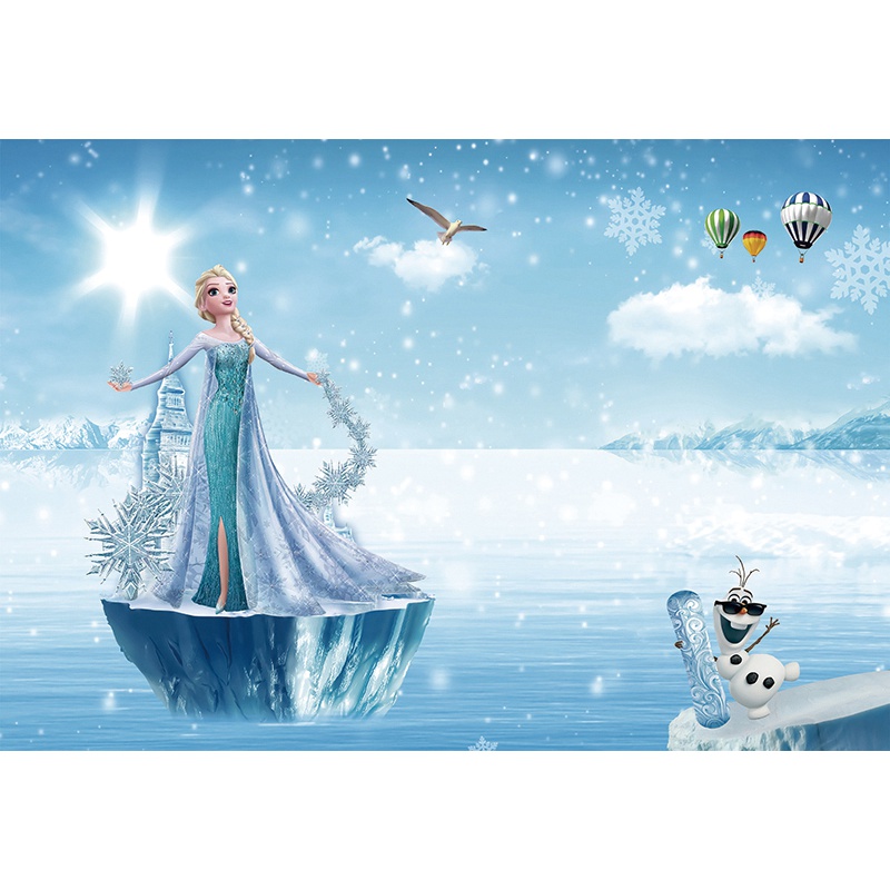冰雪公主挂画 冰雪奇缘海报爱莎公主艾莎女王安娜海报贴画墙画装饰画