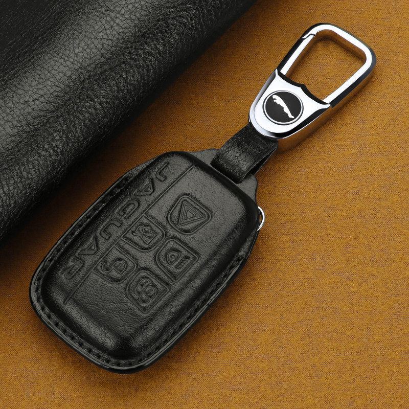 冀勋 适用于捷豹钥匙包真皮2021款xel xfl xf xj fpace专用汽车钥匙套