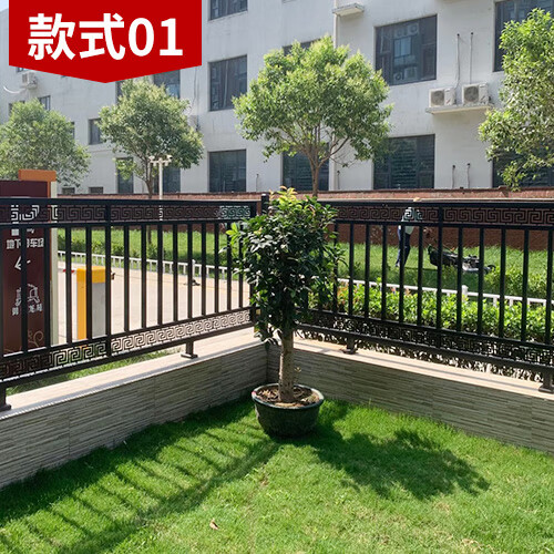 铁艺护栏中式围栏仿古围墙别墅院子栏杆户外家用室外新农村铁栅栏