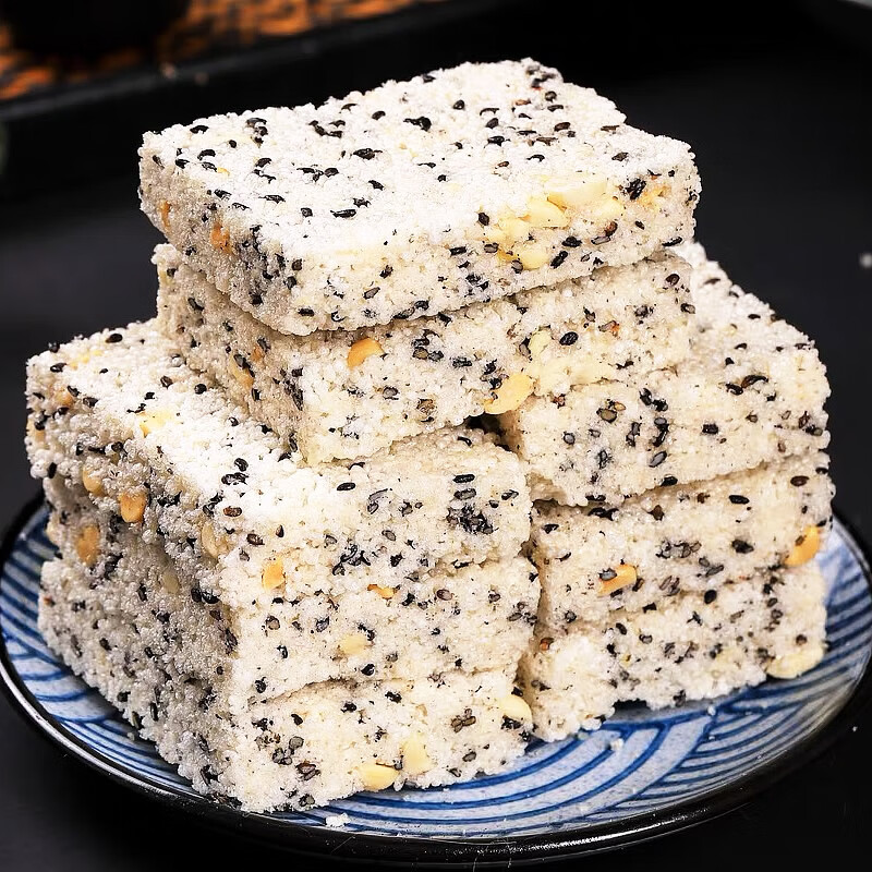 安小离传统纯手工小吃糕点小时候麻糖炒米糖冻米糖米花糖花生芝麻糖