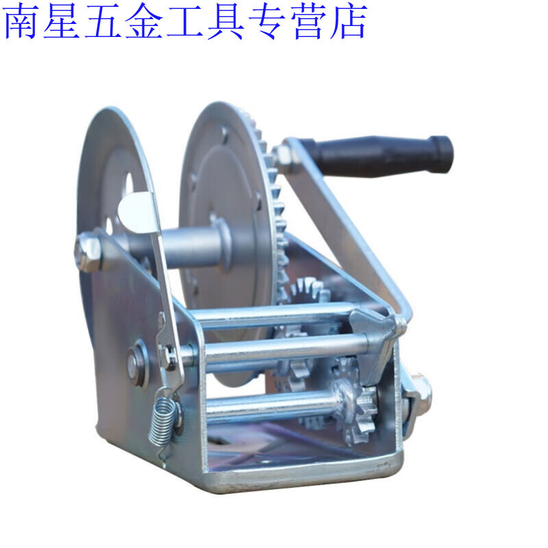 瞾福手动绞盘双向自锁便携式卷扬小吊机小型起重升降牵引绞车自锁葫芦