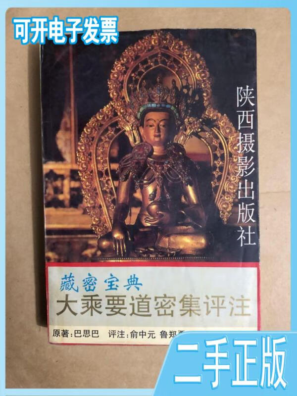 【正版二手】大乘要道密集评注巴思巴原著,俞中元鲁郑勇评注陕西摄影