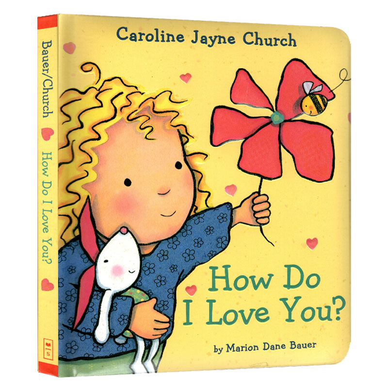 How Do I Love You Through 知道我多爱你 爱的晚安英文原版绘本纸板书 Caroline Jayne Church 3-5岁儿童幼儿英语启蒙认知早教