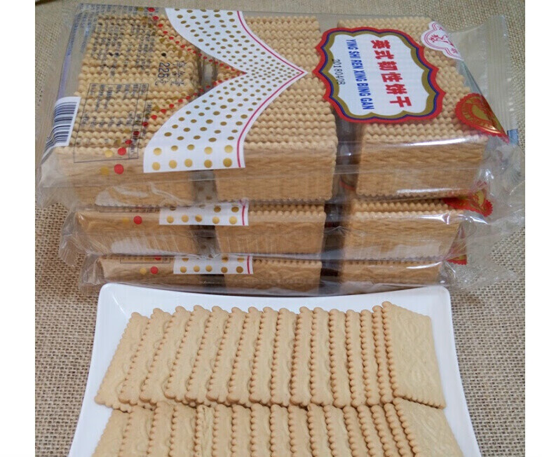 李禧记学雄冲泡韧性饼干奶香味英式饼干韧性饼干小时候的味道英式 英式饼干5袋