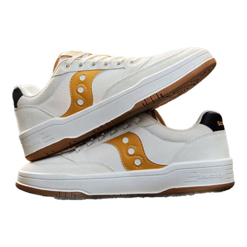 Saucony������CROSS JZ��������Ь��Ů�ٴ�͸�����°�Ь�׻ƺ�44