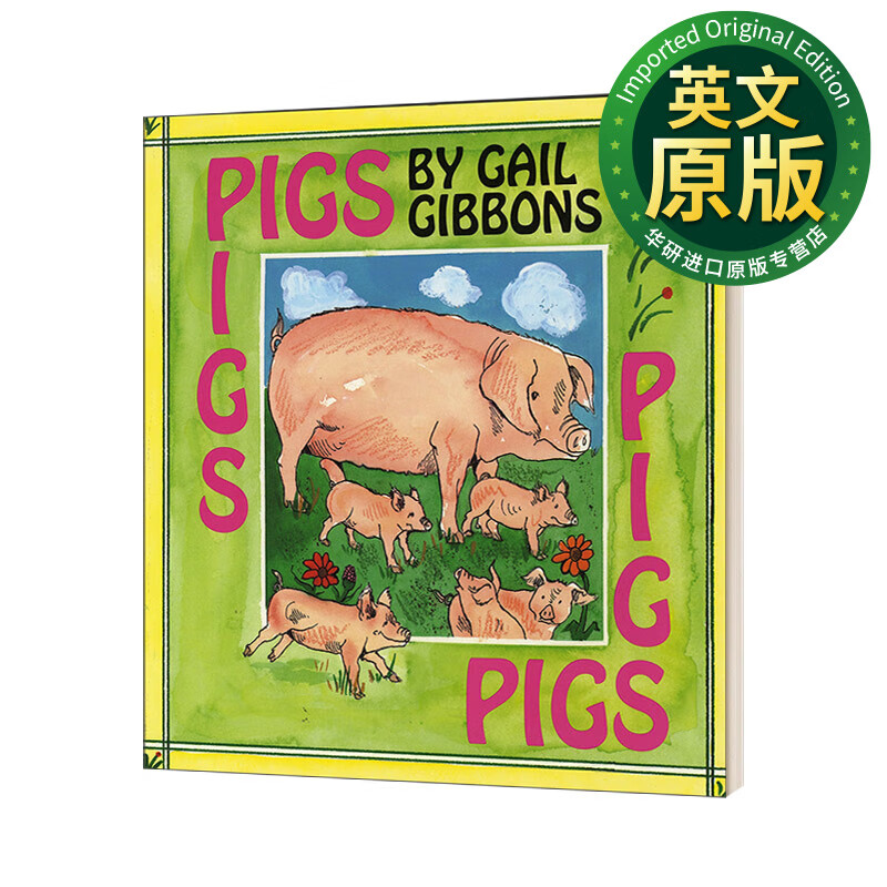 pigs 英文原版绘本 猪 盖尔吉本斯少儿百科系列 英文版 进口英语原版