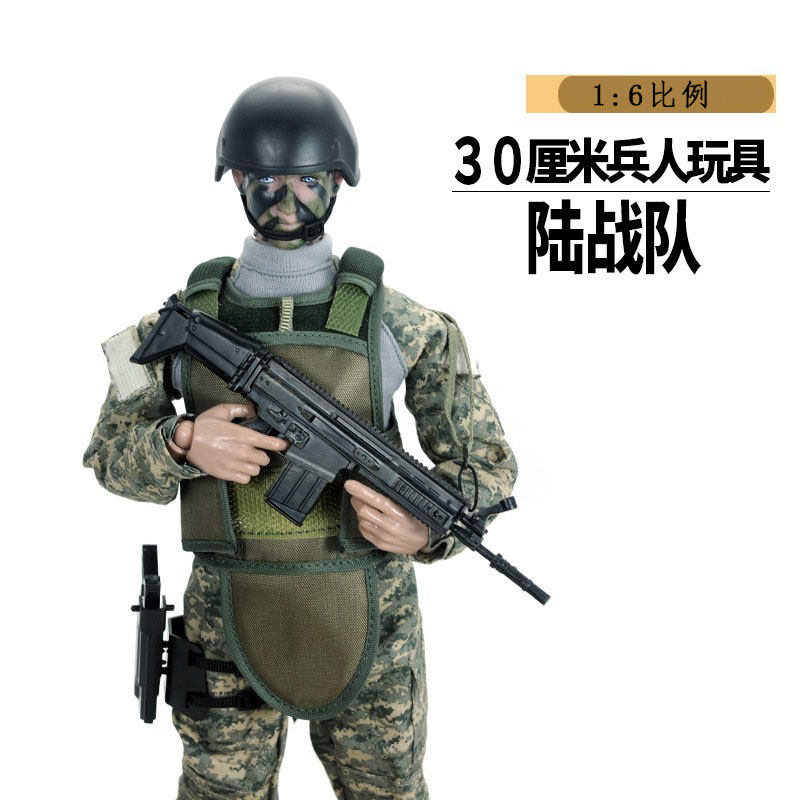 特种兵手办1:6和平使命中国武警特警军人玩偶兵人模型关节可动素体
