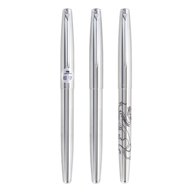Jinhao 金豪 钢笔 911系列 全钢龙雕纹 0.38mm 单支装