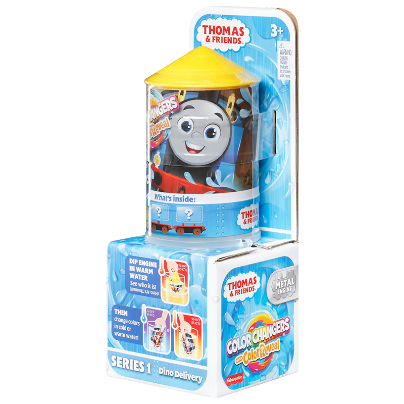托马斯&朋友	（THOMAS&FRIENDS）(随机1款发货)生日礼物男孩玩具惊喜盒变色火车头HNP80