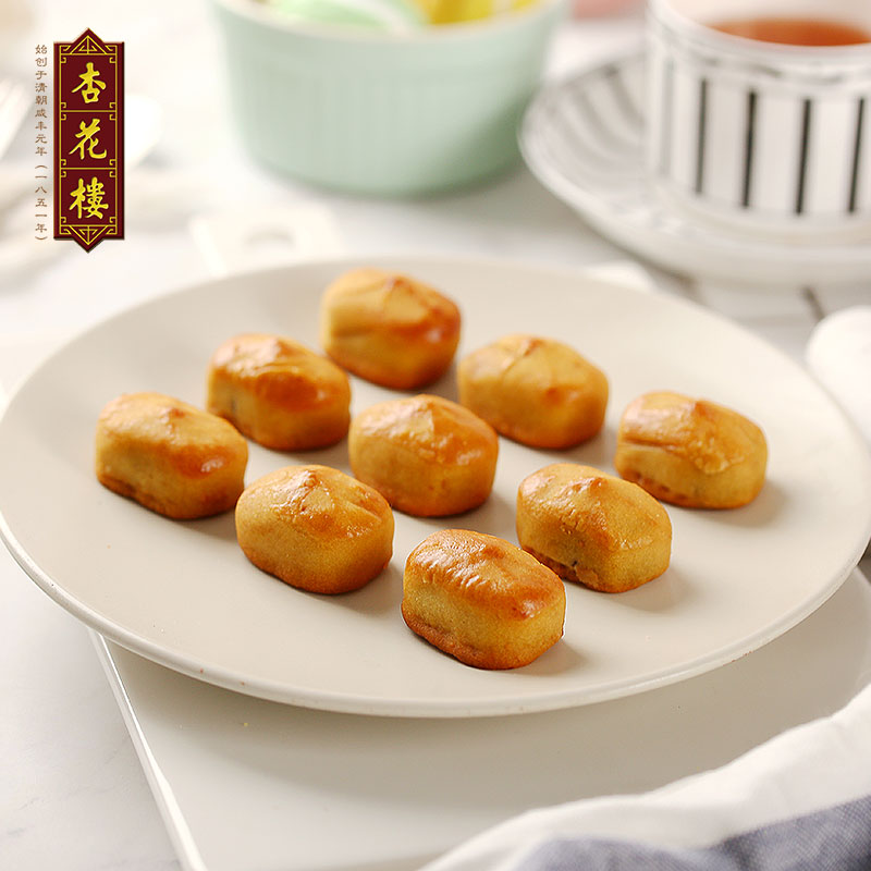 杏花楼 中华 上海传统中式糕点零食休闲小吃袋装豆沙卷美食点心