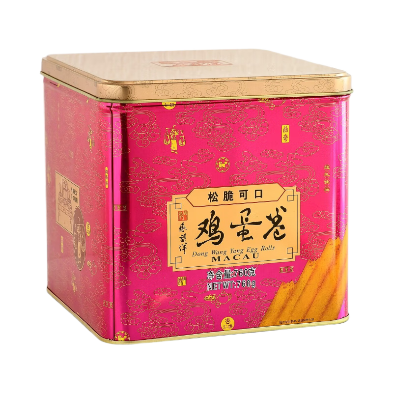 东望洋原味鸡蛋卷760g广东广州特产伴手礼手信糕点心酥送老人端午送礼盒