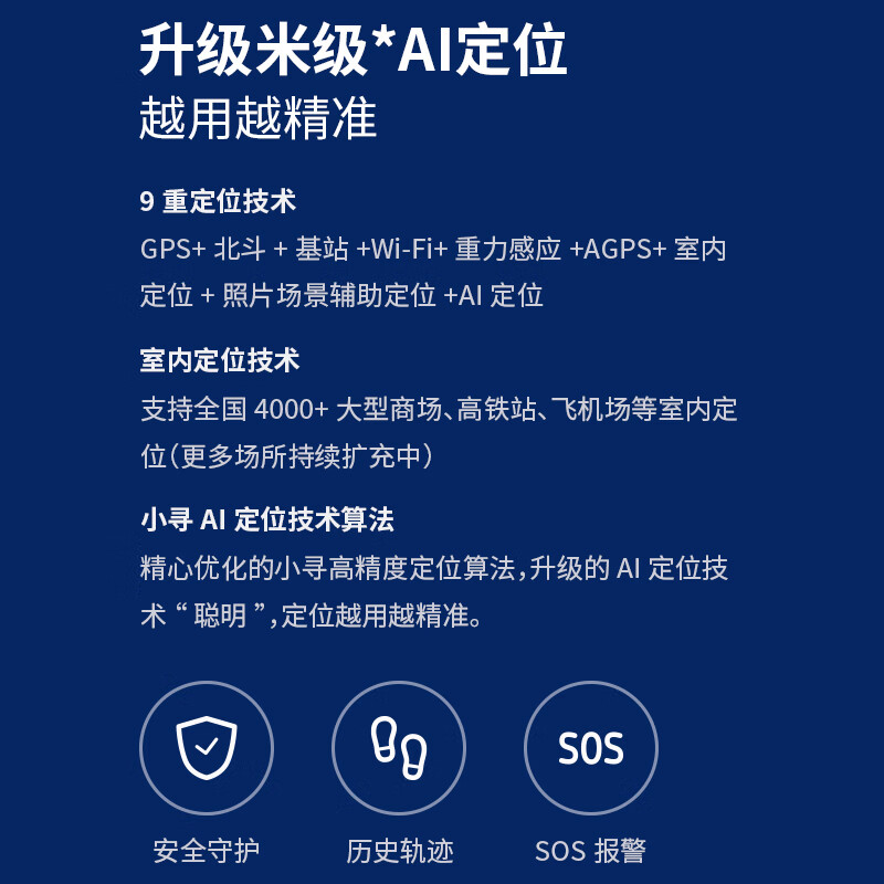 小寻 儿童电话手表X3 防水运动GPS定位智能手表 学生电子表4G全网通 X3樱花粉