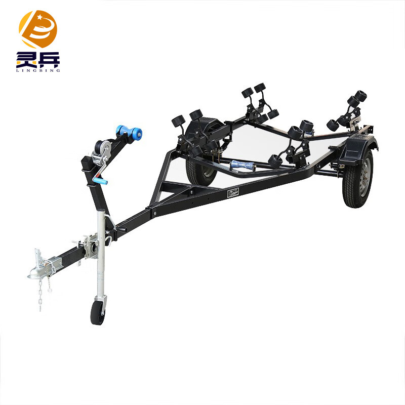 灵兵 船艇用拖车摩托艇游艇橡皮艇拖车架冲锋舟钓鱼船拉车 520拖车