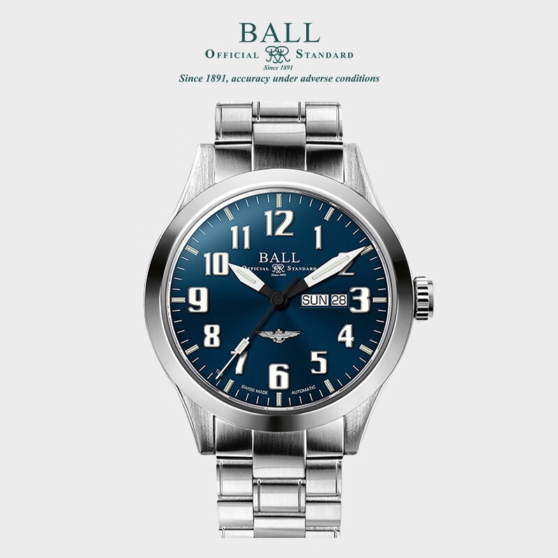 波尔(ball)工程师系列银钢星1000高斯防磁nm2180c-s2j 【专区】 nm