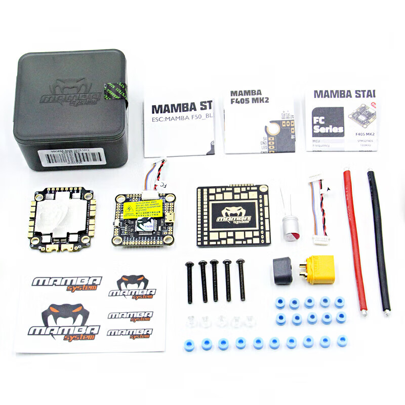 天真乐加酷大通mamba曼巴mk2 v2飞塔f405四合一50a电调f50 bls飞控穿