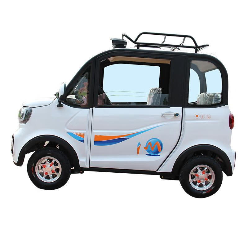 runtema老人电动代步四轮车电瓶车老年助力残疾人家用专用双人可折叠