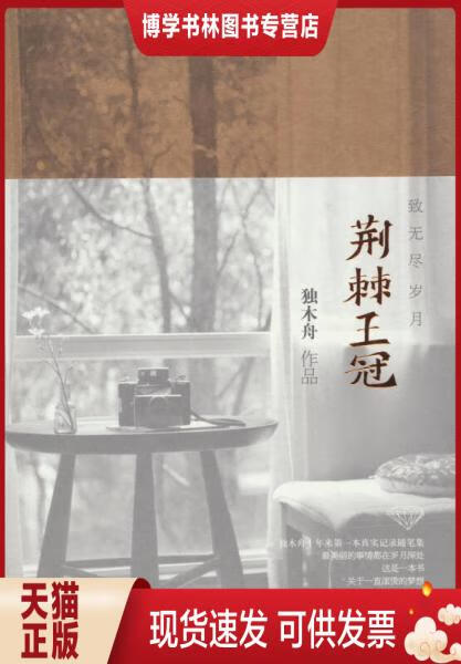 正版现货 9787551117395 荆棘王冠:致无尽岁月 独木舟 著 花山文艺